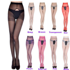 sexystocking, crotchle, silk, Women's Fashion
