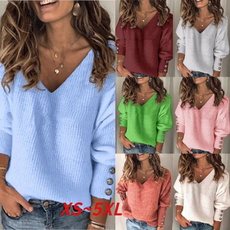 printedtop, Fashion, ladies shirt, autumnandwinterlongsleevedsweater