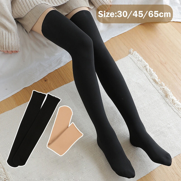 Womens warm knee clearance socks