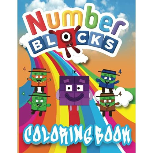 Numberblocks Coloring Book: Numberblocks 1 to 100 - High Quality ...