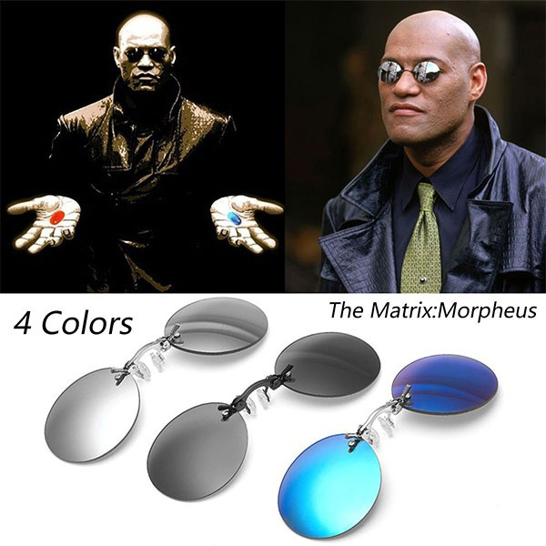 The Matrix Fashion Upgrade Cool Glasses Polarized Sunglasses Vintage  Ultralight Rimless Driving Brand Design Sunglasses for