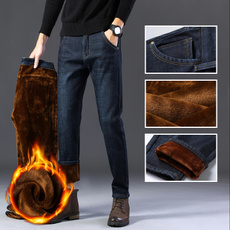 warmpant, jeansformen, Fleece, trousers