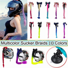 helmetbraid, wig, motorcyclehelmetbraid, Helmet