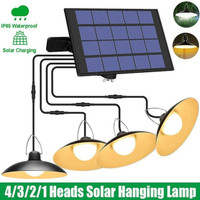 Vintage LED Solar Lamp Outdoor Solar Bulb Chandeliers Light 1/2/3/4 ...