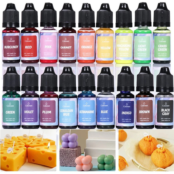 Epoxyhars Kleurstof Set – 6 Vloeibare Pigmenten – Niet Giftig – Voor Petrischalen, Onderzetters, Bekers En Sieraden