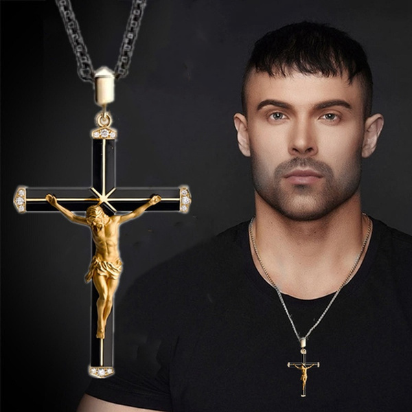 Luxury cross store necklace