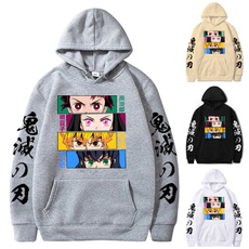 autumnwinter, Plus Size, anime hoodie, Demon