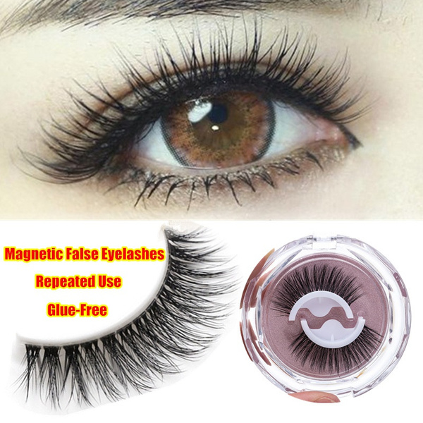 2022 Reusable SelfAdhesive Eyelashes Natural Multiple Reversible Glue