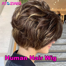 wig, brown, Women's Fashion & Accessories, Hair Extensions & Wigs