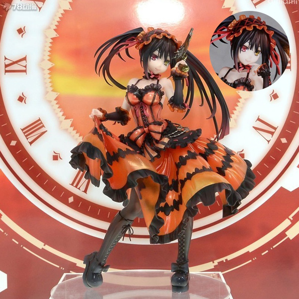 Date A Live : Tokisaki Kurumi Animw Action Figure PVC Statue Model Gifts  Toys Best Birthday Christmas Halloween Present Decoration Collection ,  Boxed