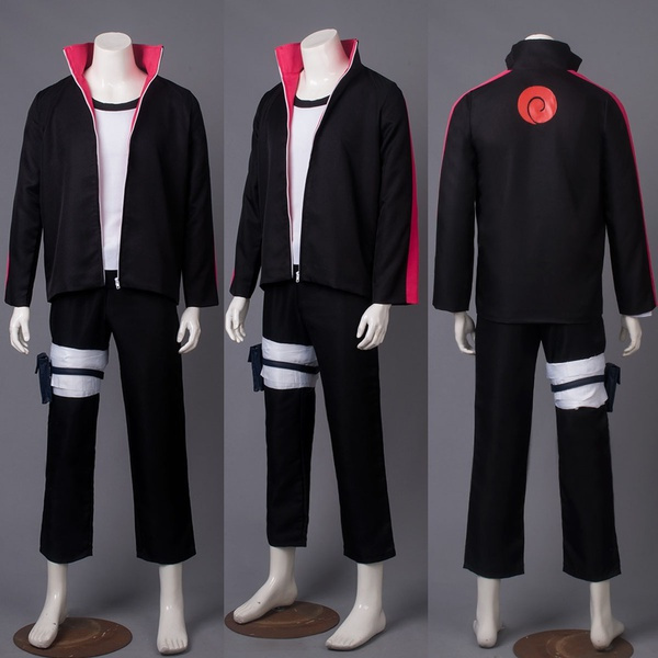 Asian Size Japan Anime Hokage Naruto Uzumaki Boruto Cosplay