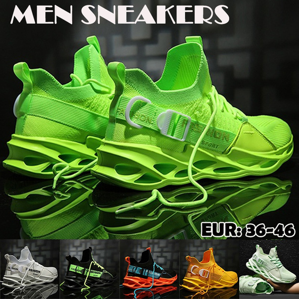 Men's Athletic Shoes Fashion Anti-slip Running Sneakers Breathable