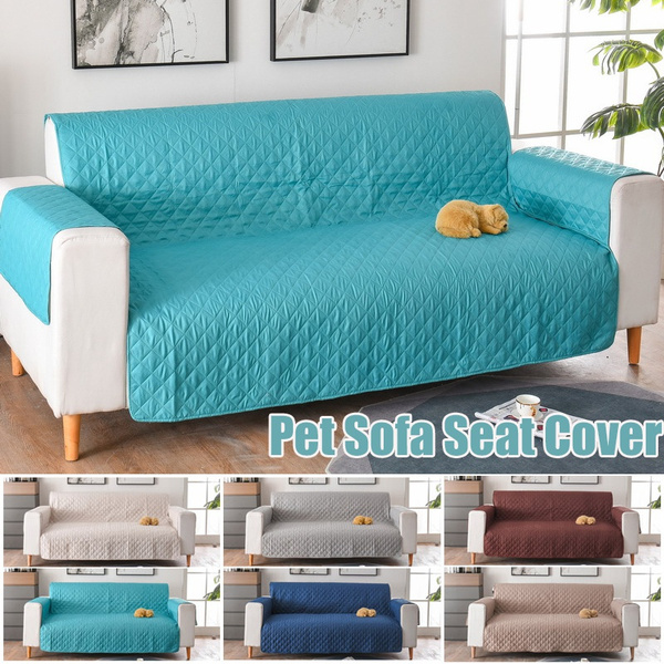 Sofa Cushion Cover Couch Seat Slipcover PU Leather Chair Pad Covers Waterproof 