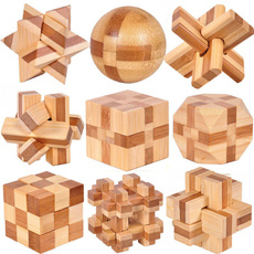 Wood, Toy, kongminglock, Bamboo