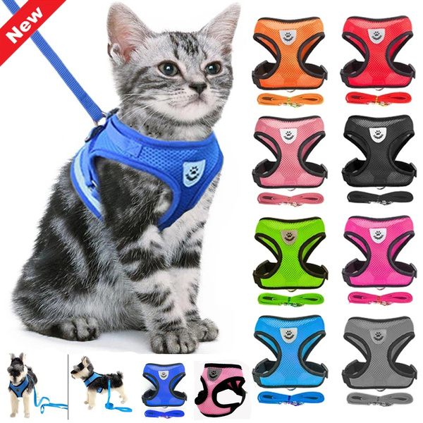 Dog Harness Leash for Small Dogs Adjustable Puppy Cat Harness Belt