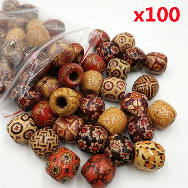 Wood Beads with Large Hole