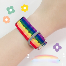 rainbow, Fashion, Wristbands, canvaswristband
