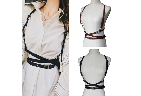 Портупея Aliexpress New Fashion Punk Faux Leather Cut out flower Harness  Body Bondage Cage belt Wide Waist Belt Straps Suspenders Belt - «Очень  необычная и оригинальная портупея, которую можно носить 