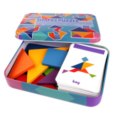 tangram, Colorful, Gifts, Wooden