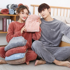 couplepajama, homewear, Fleece, Sleeve