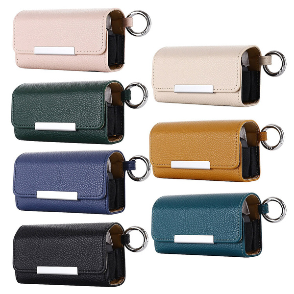 New Flip Book Leather Case for IQOS Iluma Cover Bag Cases Holder Pouch  Protective Accessories 7 Colors