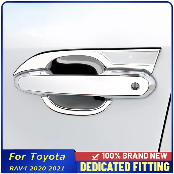 Auto Parts For Toyota RAV4 2020 2021 ABS Chrome Outer Door Handles ...