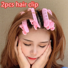 candy, Natural, Clip, Hair Rollers