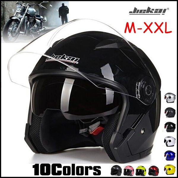 JIEKAI 2022 New Motorcycle Helmets Half Face ABS Electric Bike Bicycle