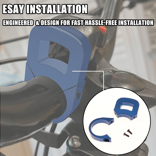 JESTOP Staffa Display Per Sur Ron Light Bee E Segway X260/X160 - Supporto In Alluminio CNC Per Riposizionare Il Display Al Centro, Blu/Rosso/Nero - 3