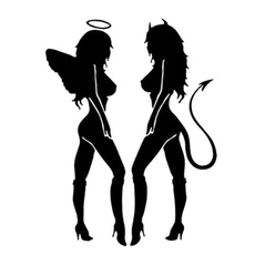 devils, Angel, Cars, Stickers