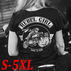 fashion women, bikertshirtsforwomen, Shirt, rebelgirl