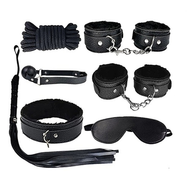 Sexy Bdsm Sex Bondage Set Kits Handcuffs Sex Games Whip Gag Nipple Clamps Sex Toys For Couples