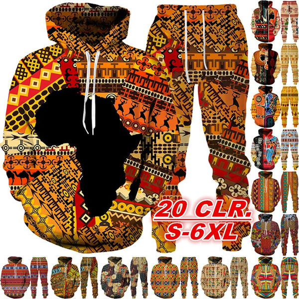 Africa Dashiki Zip Hoodie King Protea Floral Motif Patterns LT18