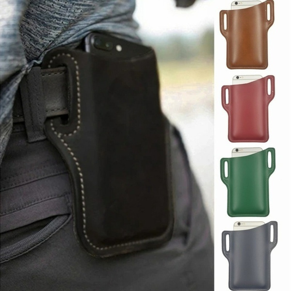 VIIGER Leather Cell Phone Pouch Cellphone Belt Clip Holster India | Ubuy