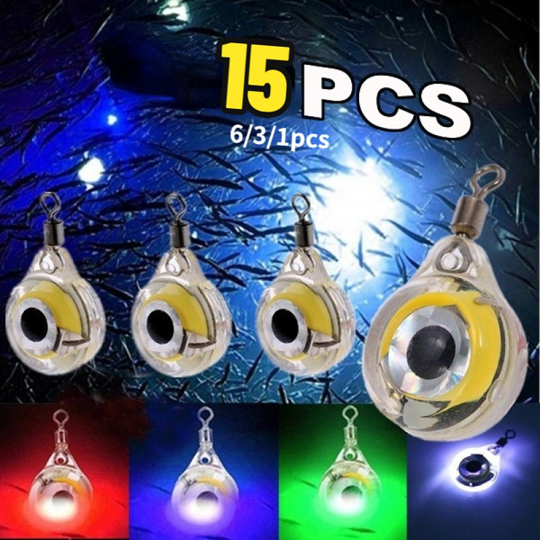 15/6/3/1Pcs Fishing Lights Night Fluorescent Glow LED Underwater Night
