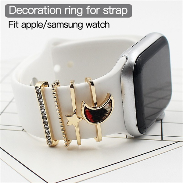 Silicone Strap Accessories, Decorative Apple Watch, Decoration Apple Watch