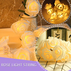 Holiday, Decor, Flowers, led
