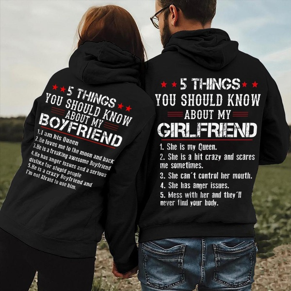 Crazy boyfriend online hoodie