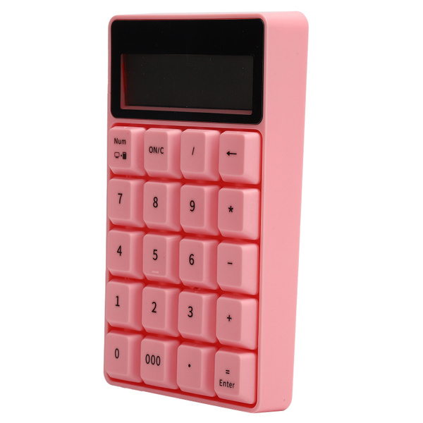 Numeric Keypad & Calculator 2-in-1 - USB Number Pad With LCD Display, 29 Keys For Office & Data Entry