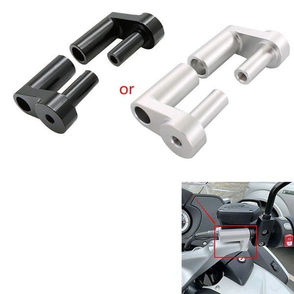 Motorcycle Aluminum Adjustable Handlebar Risers Kit 1.625" Back Move