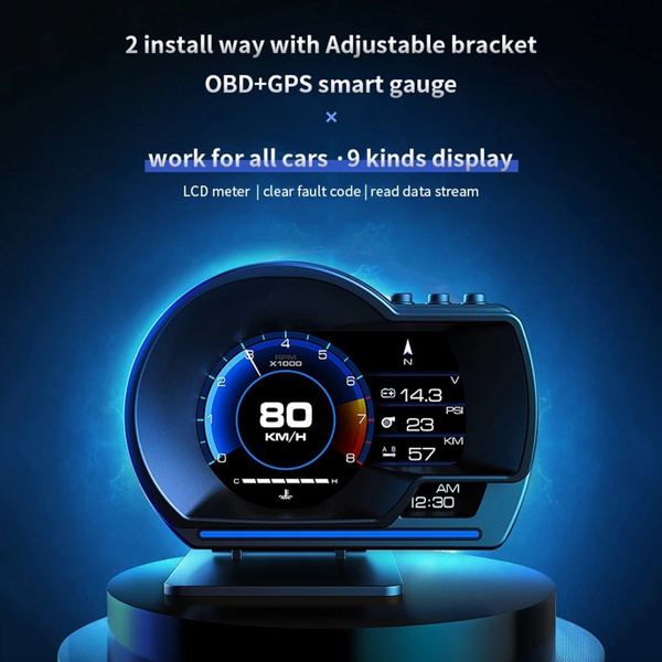 Ap 6 Car Head Up Display P6 Obd Tester Obd2 Hud Gps Computer Ap 6 Car Head Up Display P6 Obd Tester Obd2 Hud Gps Computer