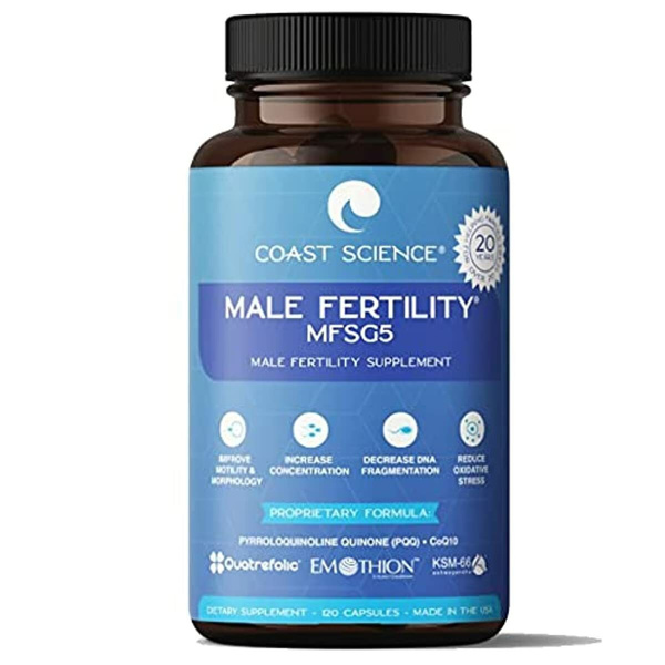 Coast Science Male Fertility Mfsg5 Sperm Count And Semen Booster Fertility Supplement For Men 