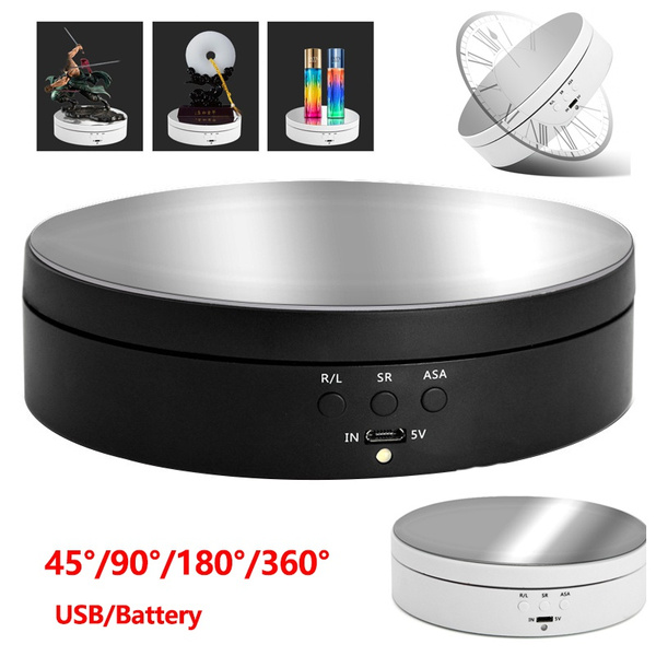 Electric Rotating Turntable 3 Speeds 360 Degree Motorized