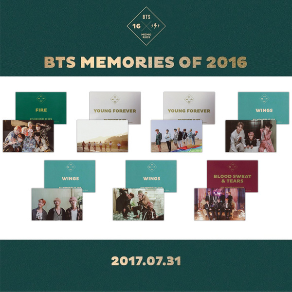 7PCS/set Kpop Idol MEMORIES OF 2016 Photocard Lomo Card | Wish
