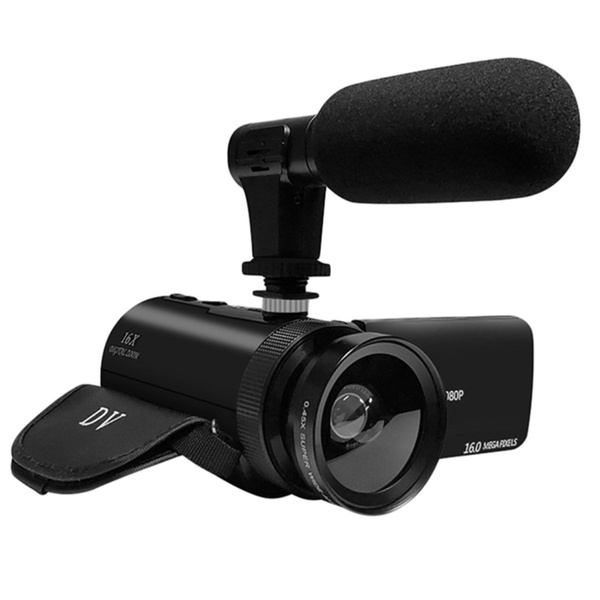 Full HD 1080P Video Camera 2.4in LCD Screen 16x Digital 270° Rotation