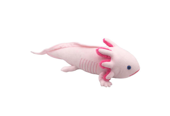 Cute Axolotl Soft Stuffed Plush Toy Realistic Simulation Ambystoma  Mexicanum Pink Dinosaur Animal Model Doll For Kids Audlt Gift