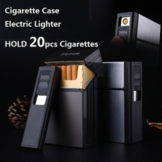 Box, lightersampsmokingaccessoire, case, usbrechargeablelighter