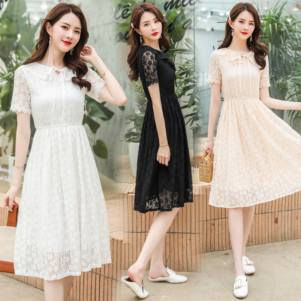 Korean lace outlet dress