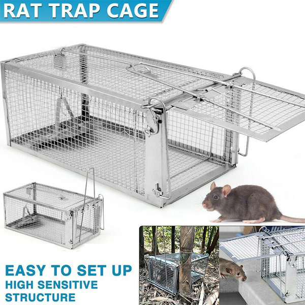 Live Animal Pest Rodent Rat Trap Cage Mouse Trap Mouse Control Bait Catch 
