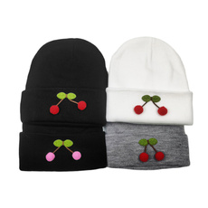 beaniescap, winter cap, Cherry, unisex